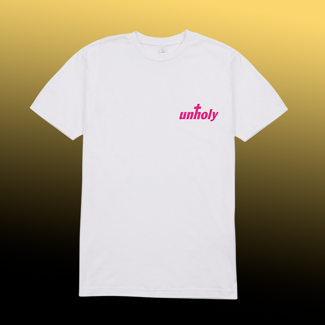Sam Smith x Kim Petras - White Unholy T-Shirt