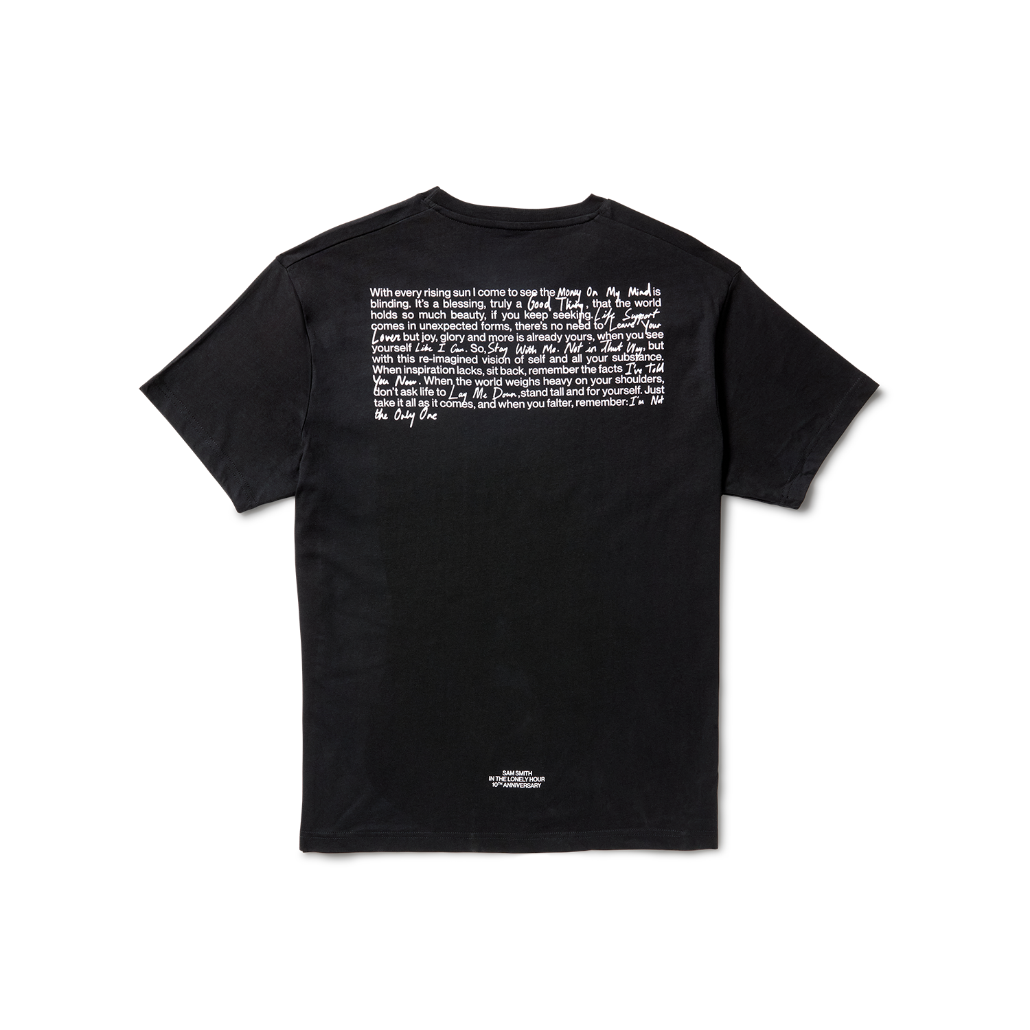 In The Lonely Hour Tracklist T-Shirt