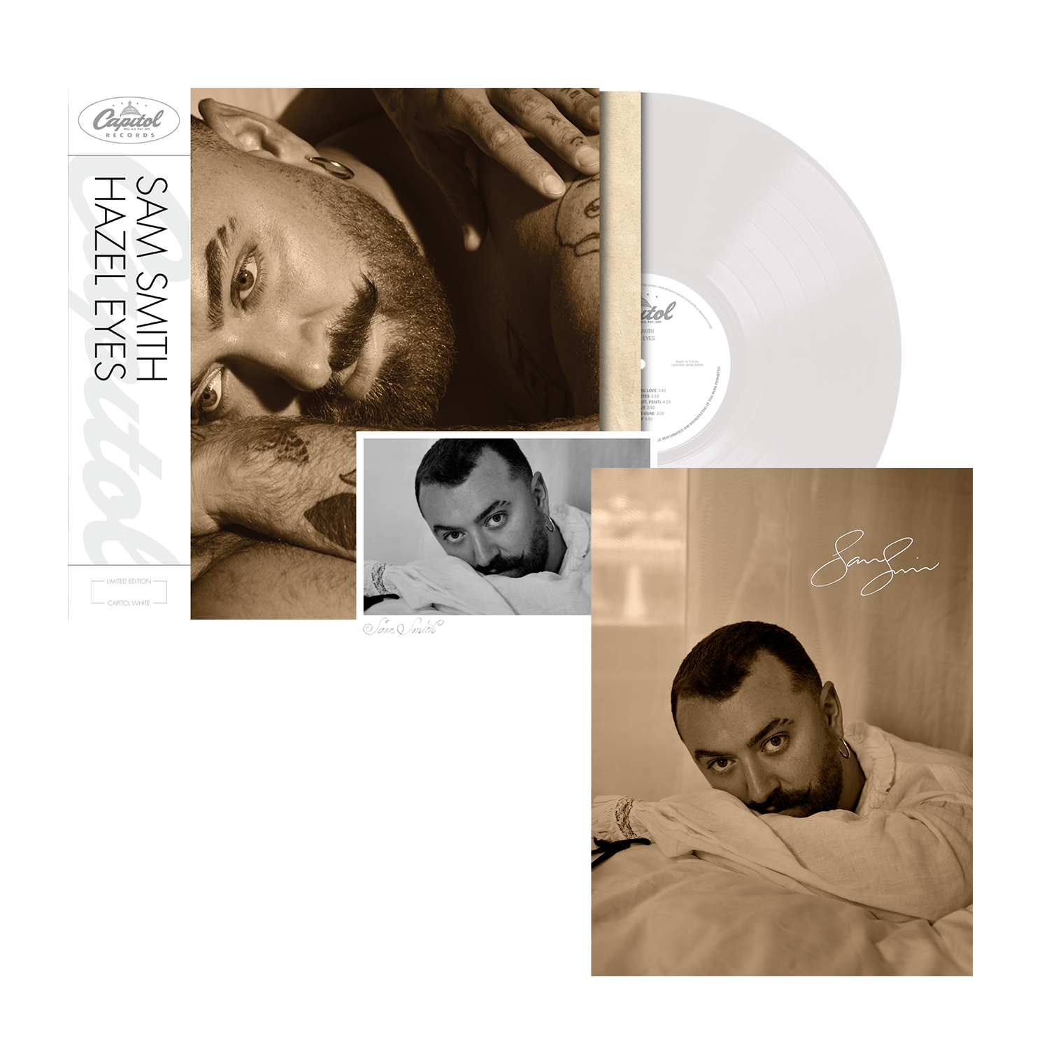 Hazel Eyes Capitol White Vinyl + Signed Art Card