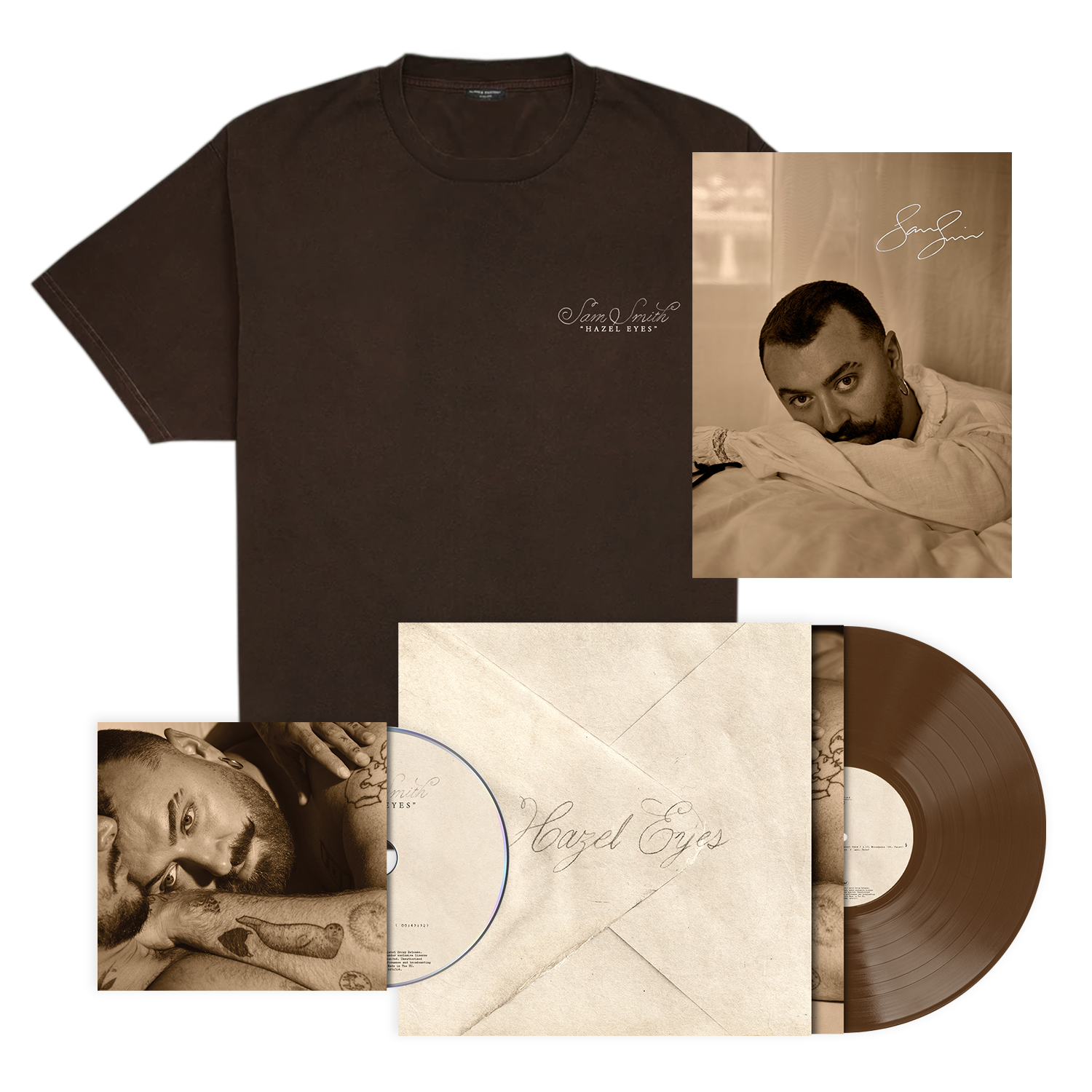 Hazel Eyes Pocket Print T-Shirt, CD, Store Exclusive Vinyl + Signed Art Card