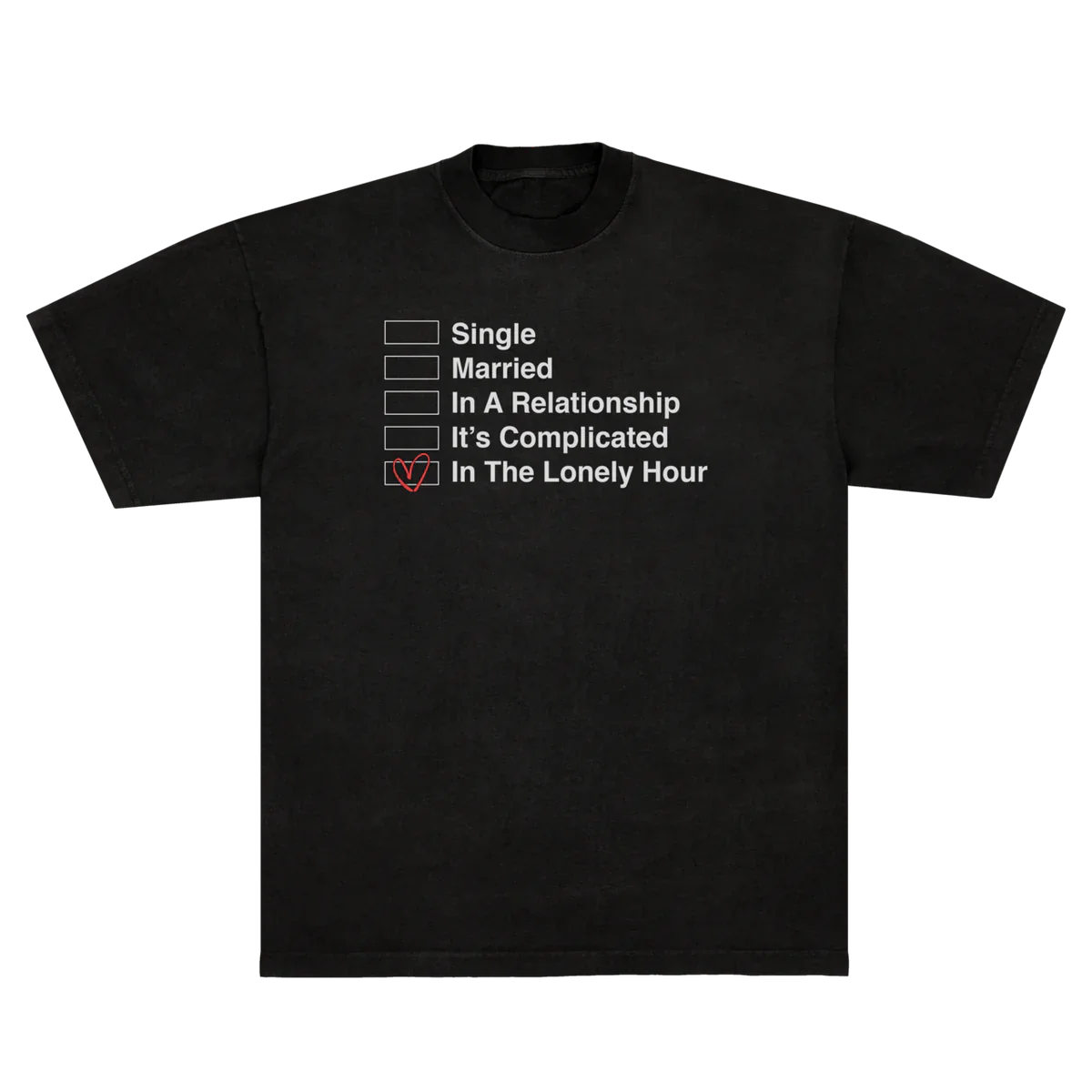 In The Lonely Hour Vinyl & Checklist T-Shirt